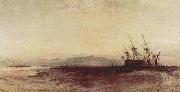 Joseph Mallord William Turner Ein gestrandetes Schiff oil